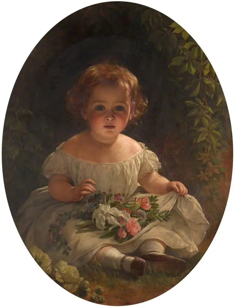 Mały kwiaciarz - Thomas Francis Dicksee