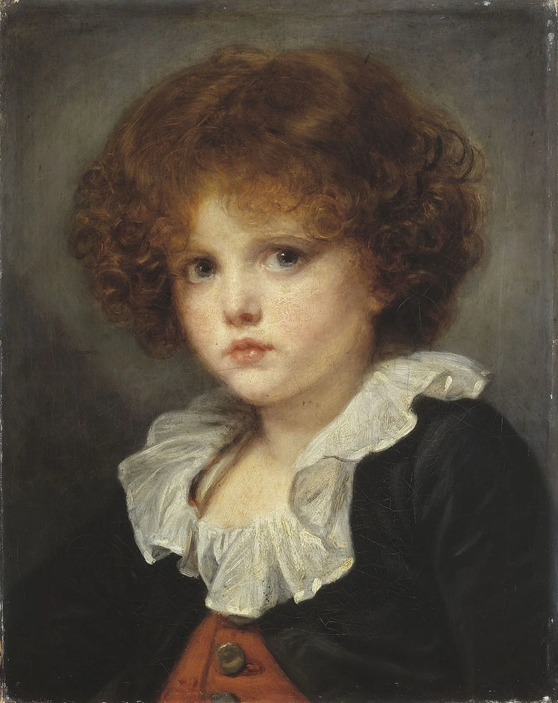 Mały chłopiec w czerwonym swetrze - Jean-Baptiste Greuze