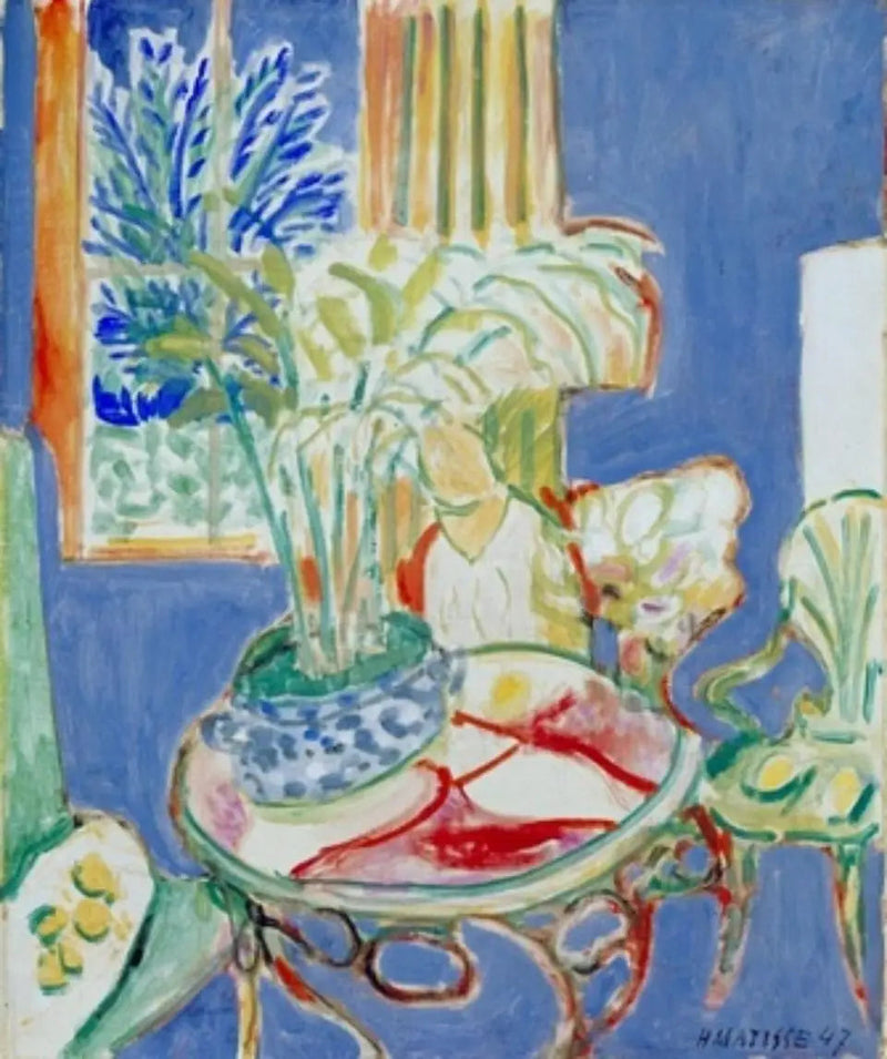 Mały niebieski wnętrze - Henri Matisse