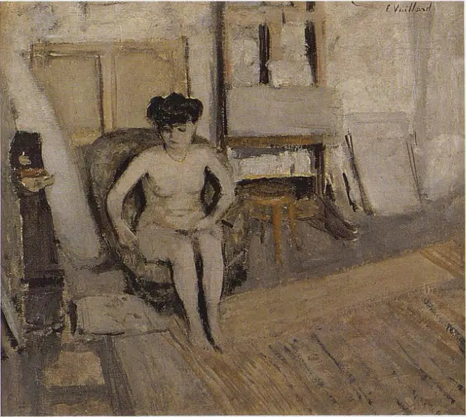 Mały nagi siedzący - Édouard Vuillard