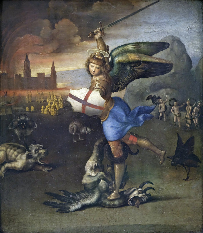 Le Petit Saint Michel, około 1503-1505 - Raphaël