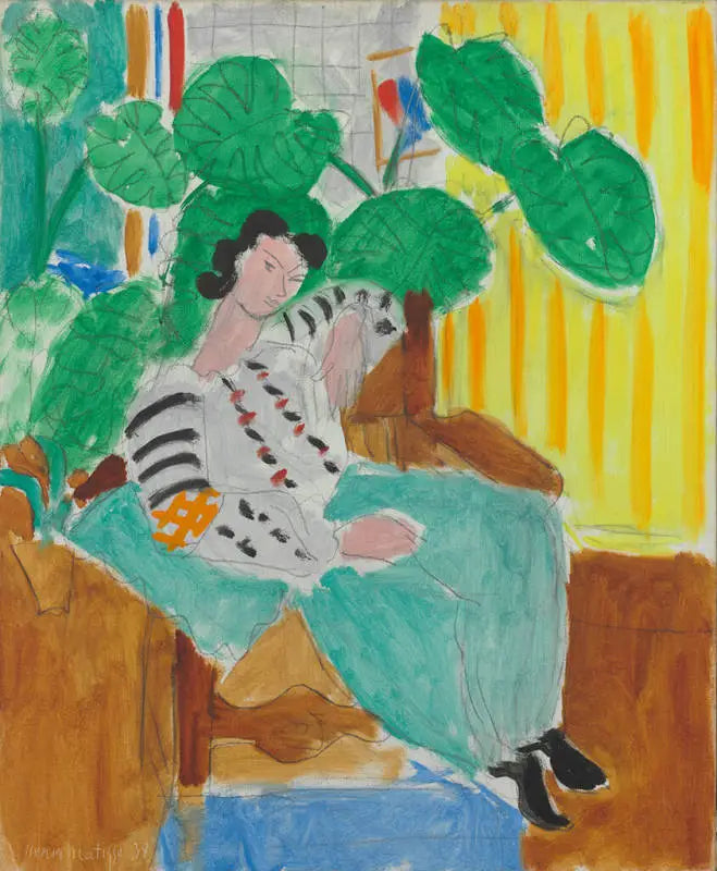 Mała rumuńska bluzka z liśćmi - Henri Matisse