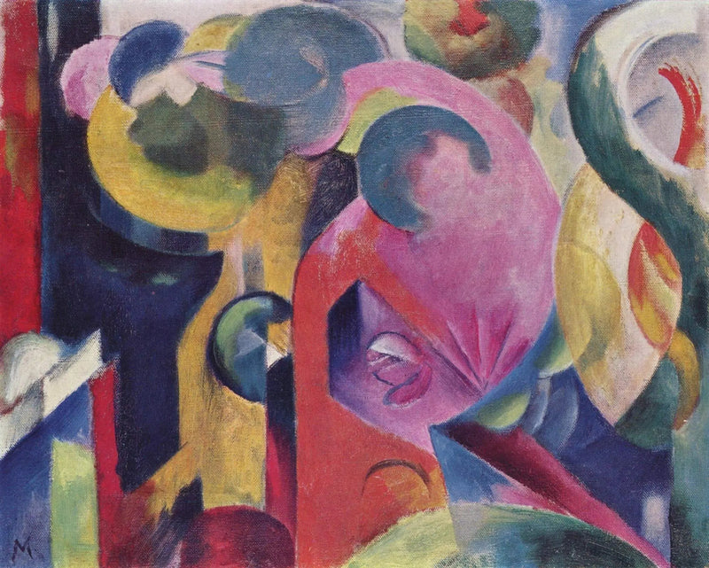 Mała kompozycja III - Franz Marc
