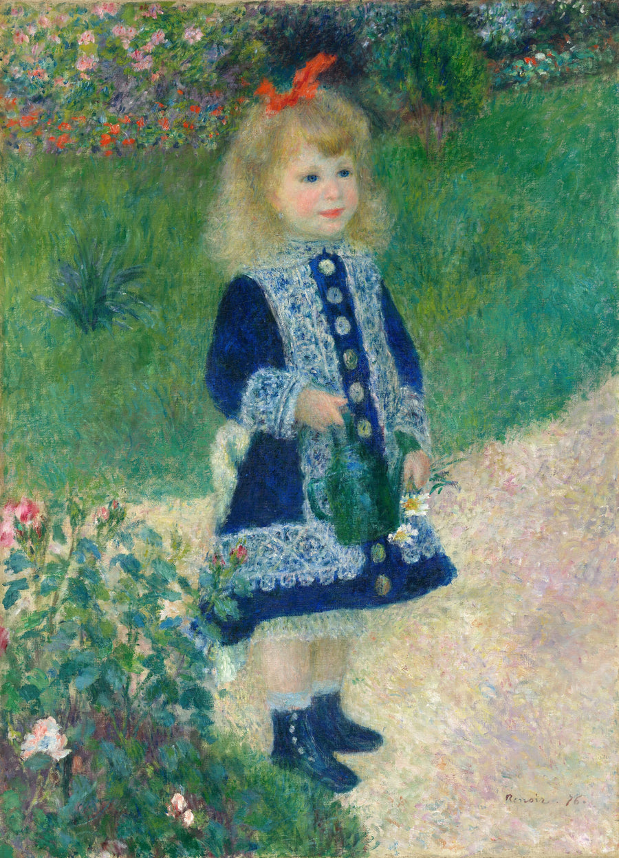 Mała dziewczynka z konewką - Pierre-Auguste Renoir