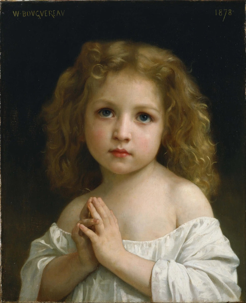 Petite fille - Bouguereau image 1 reproduction réalisée par Alpha Reproduction