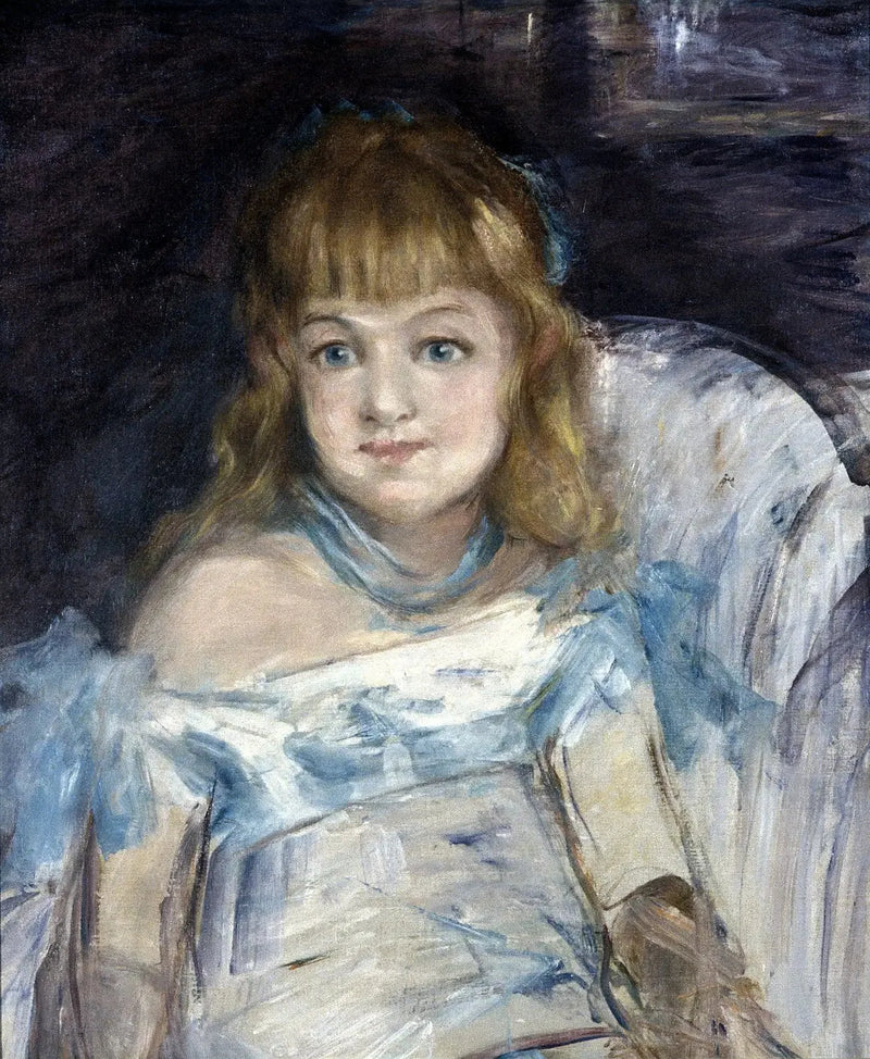 Mała dziewczynka na fotelu - Édouard Manet