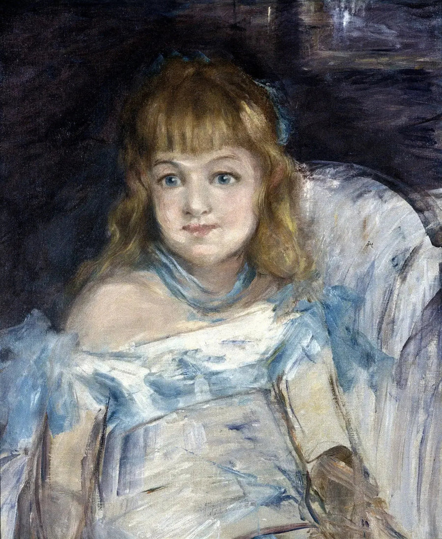 Mała dziewczynka na fotelu - Édouard Manet