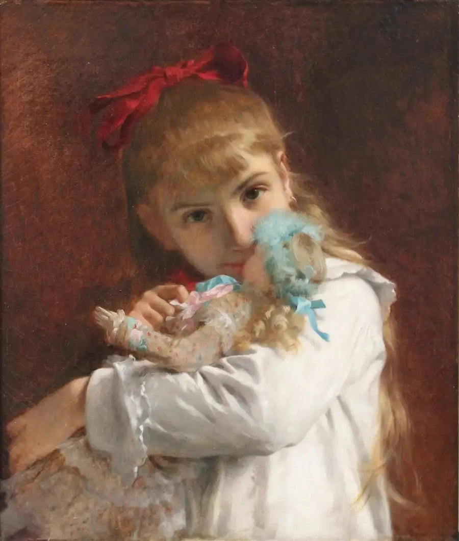 Mała dziewczynka - Pierre Auguste Cot