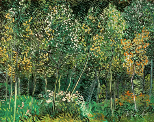 Petite forêt - Van Gogh - Reproductions de tableaux et peintures haut de gamme