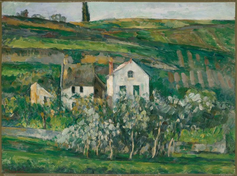 Małe domki w Pontoise, niedaleko Auvers-sur-Oise - Paul Cézanne