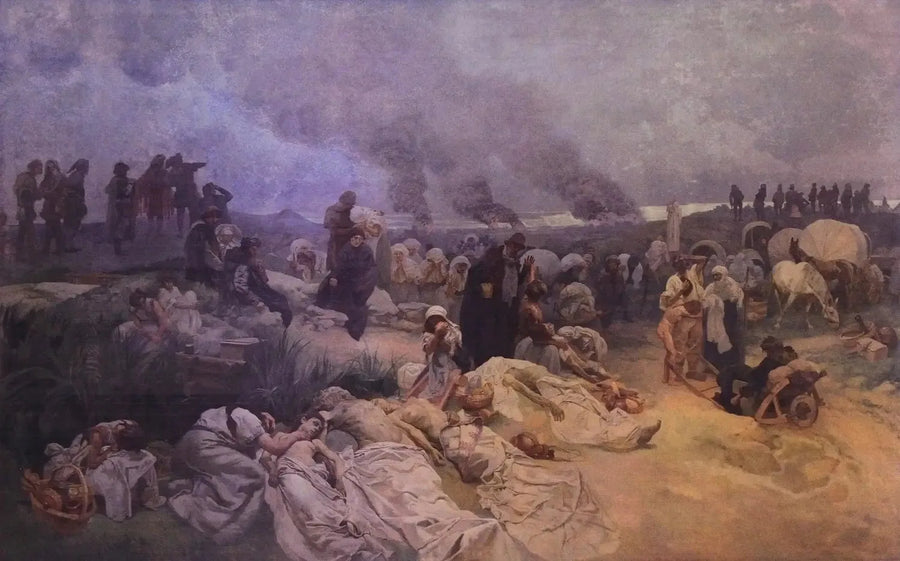 Petr Chelcicky w Vodňany - Alphonse Mucha