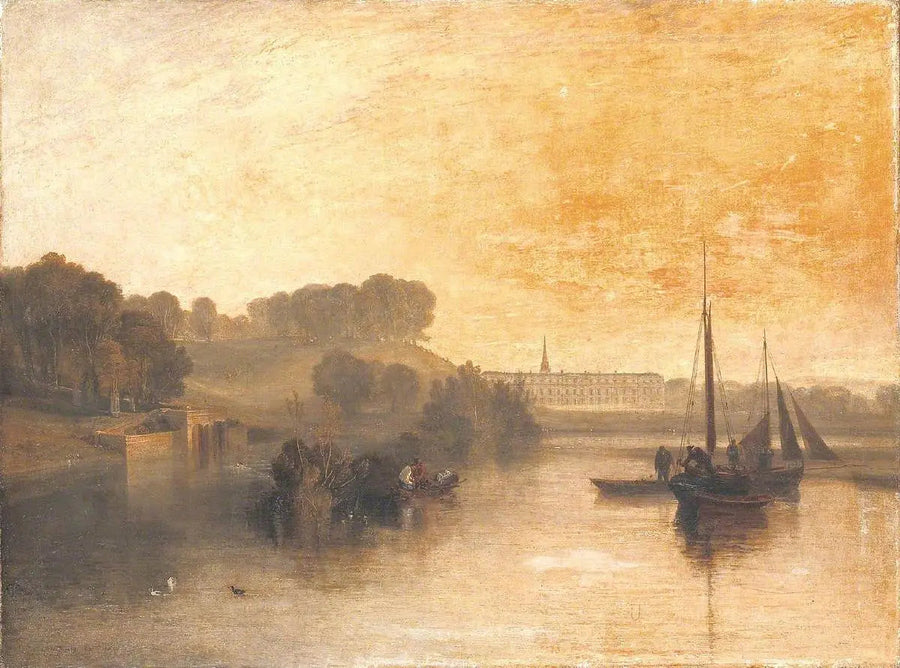 Petworth, Sussex, siedziba hrabiego Egremont: Wilgotny poranek - J. M. W. Turner