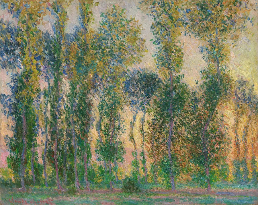 Topole w Giverny - Claude Monet