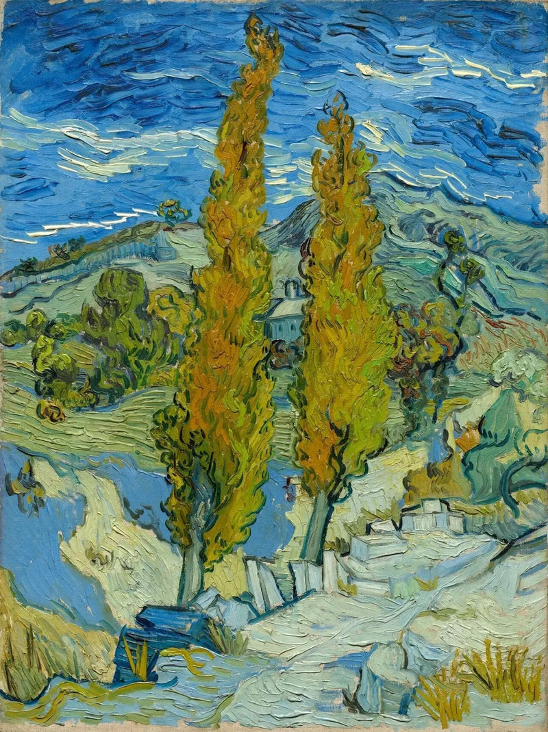 Topole w Saint-Rémy - Vincent van Gogh