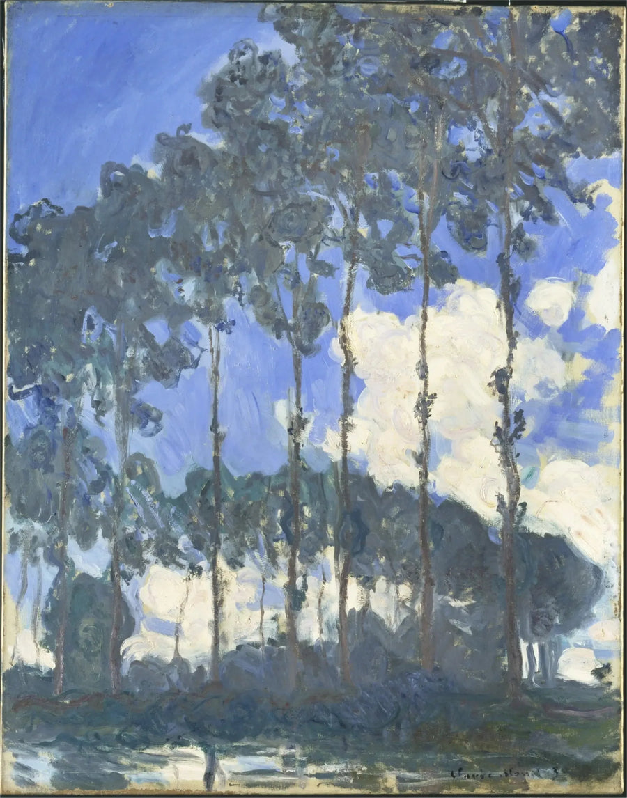 Topole nad brzegiem Epte - Claude Monet