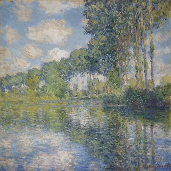 Topole nad brzegiem Epte - Claude Monet