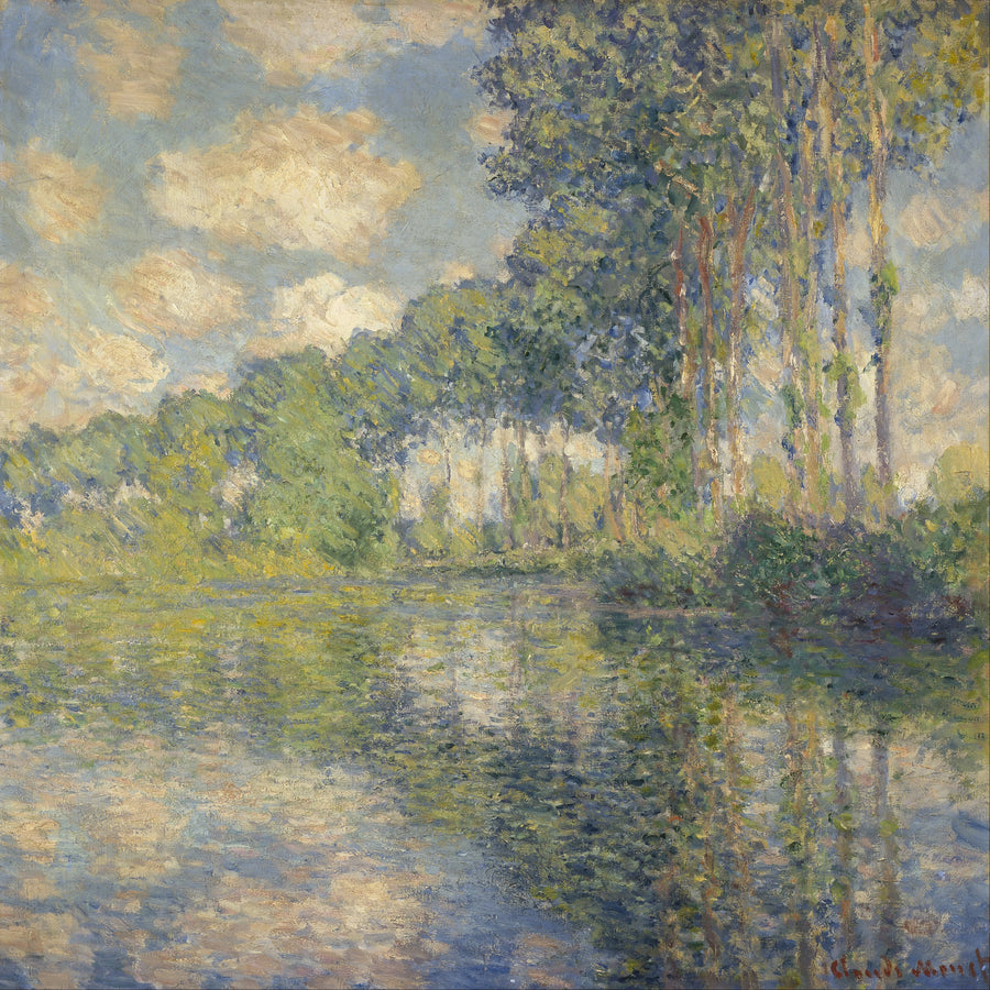 Topole nad brzegiem Epte W1310 - Claude Monet