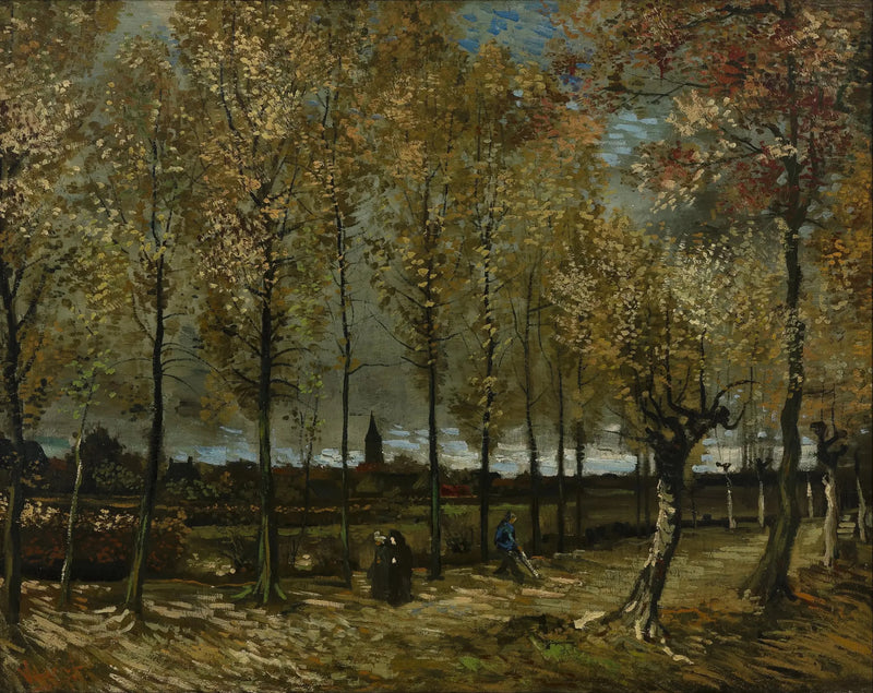 Topole w pobliżu Nuenen - Vincent van Gogh
