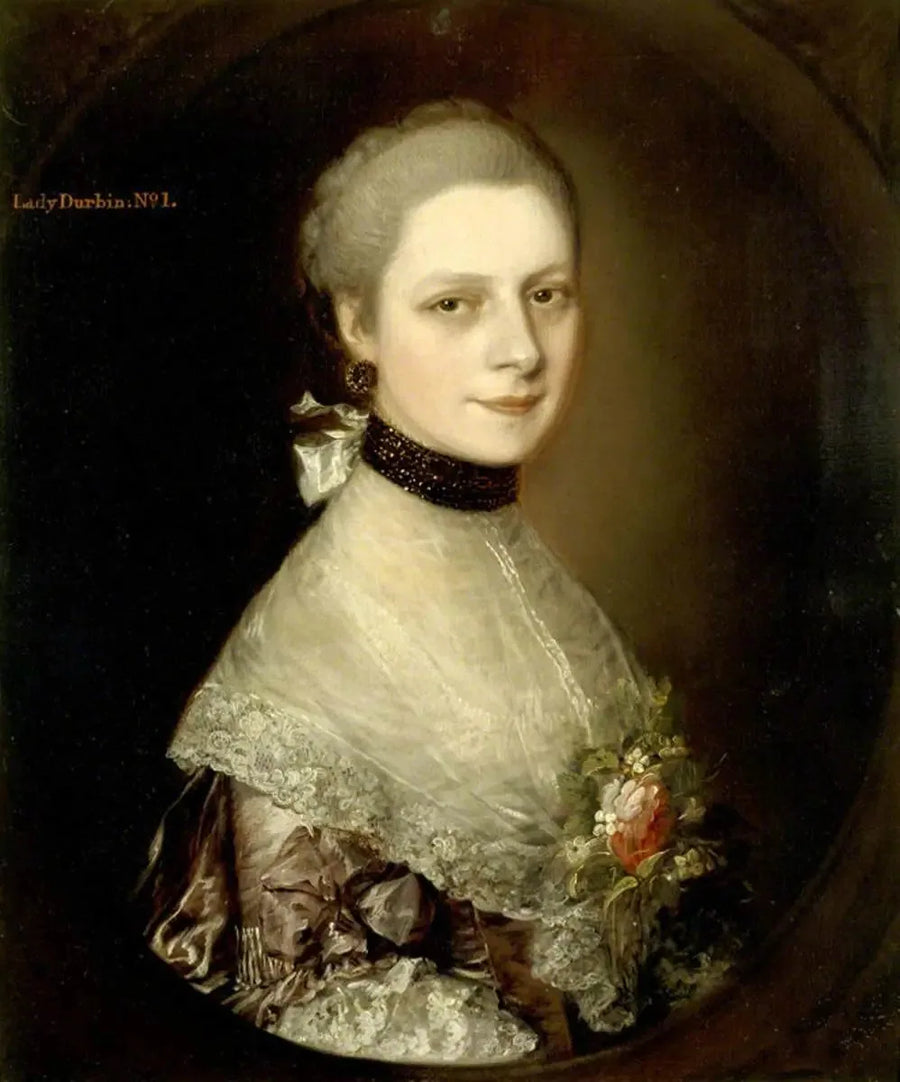 Może Elizabeth Collett, pani John Durbin (1737-1759) - Thomas Gainsborough