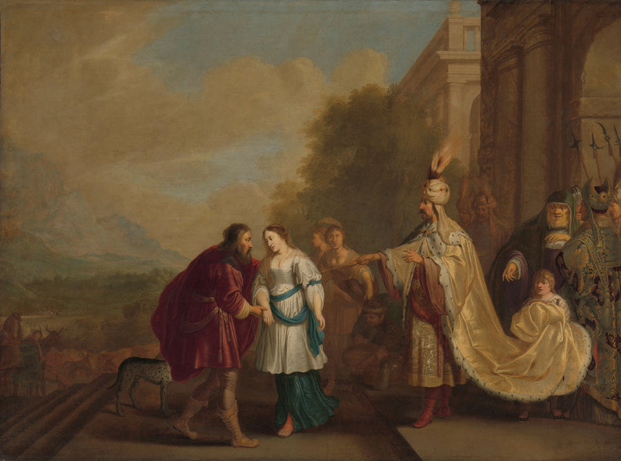 Pharaon ramène Sarah à Abraham - Isaac Isaacsz