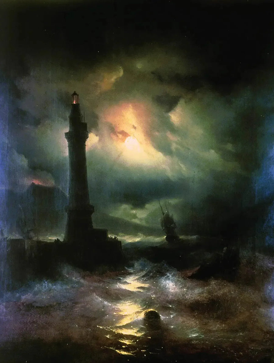 Latarnia neapolitańska. - Ivan Aïvazovski