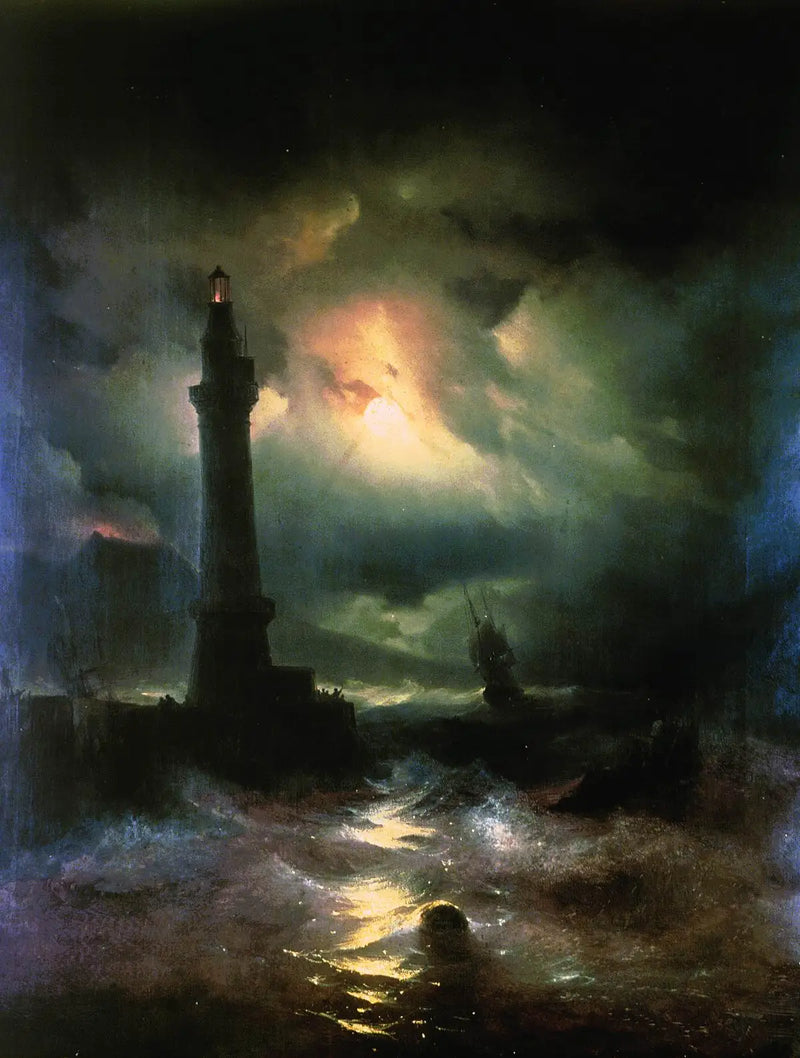 Latarnia neapolitańska. - Ivan Aïvazovski