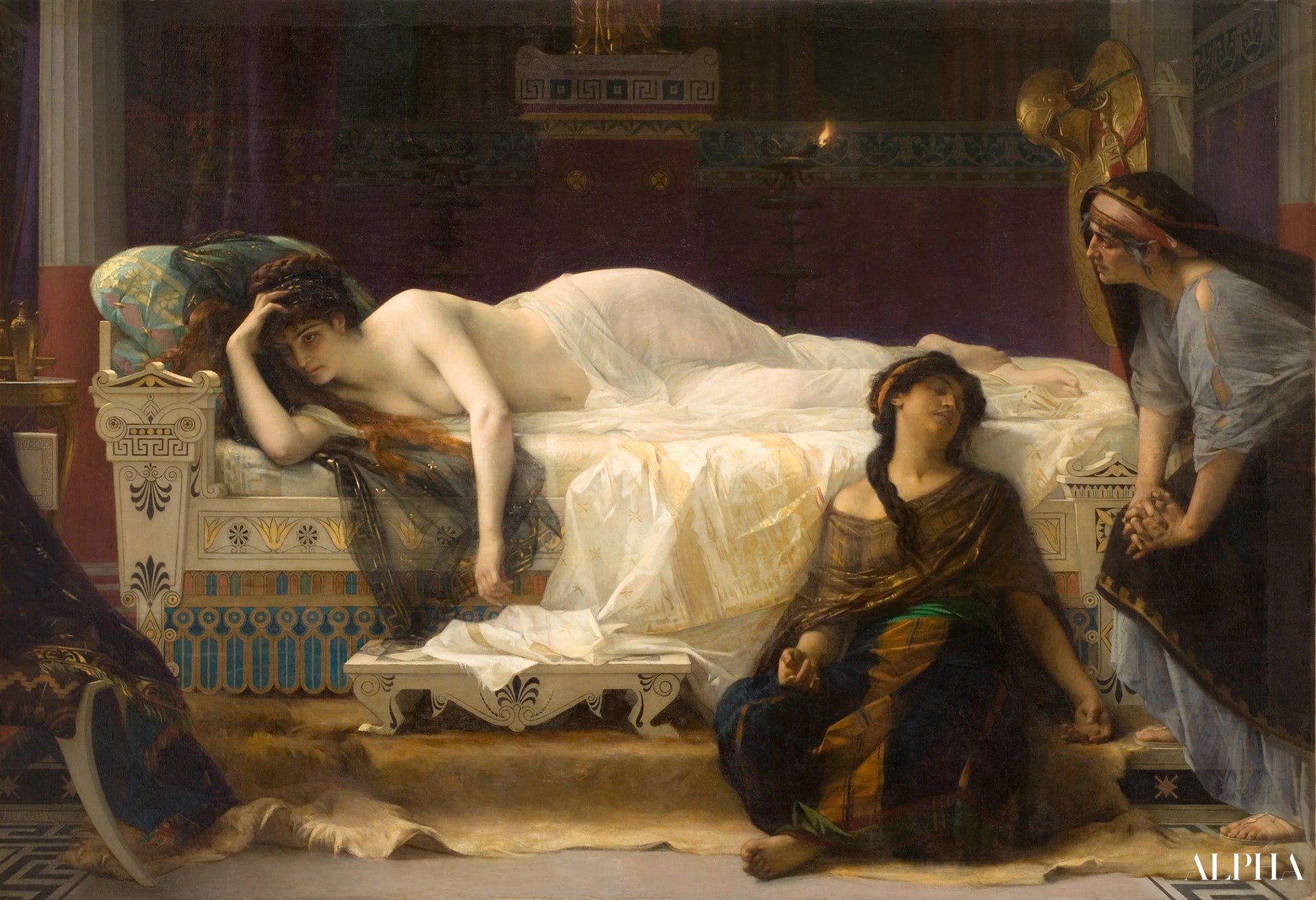 Reproduction du tableau « Phèdre - Alexandre Cabanel » par Alpha Reproduction en peinture à l’huile