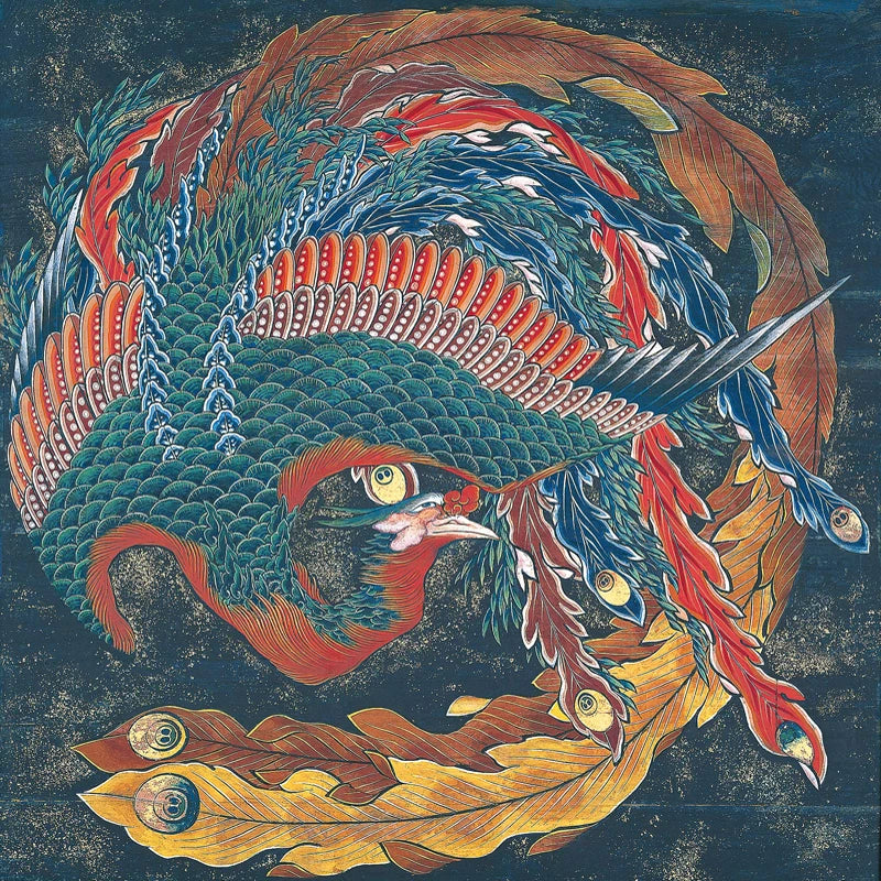 Phénix - Katsushika Hokusai