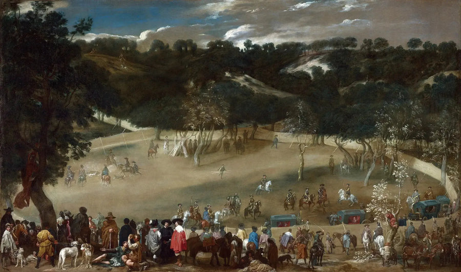 Filip IV polujący na dzika - Diego Velázquez