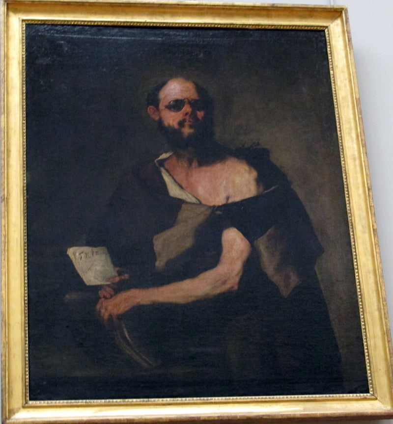 Filozof z okularami - Luca Giordano