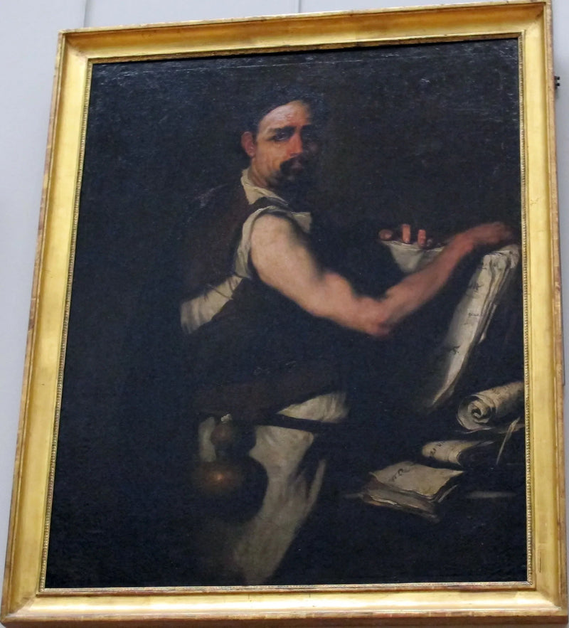 Filozof z bidonem na pasku - Luca Giordano
