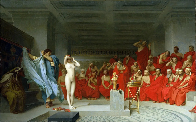 Phryne przed Areopagiem - Jean-Léon Gérôme