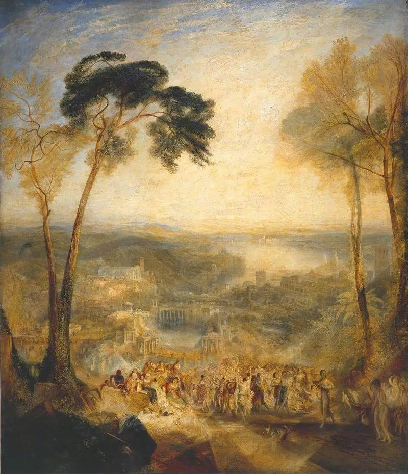Fryne idąca do łaźni publicznych jako Wenus: Demostenes wyśmiewany przez Aeschinesa - J. M. W. Turner