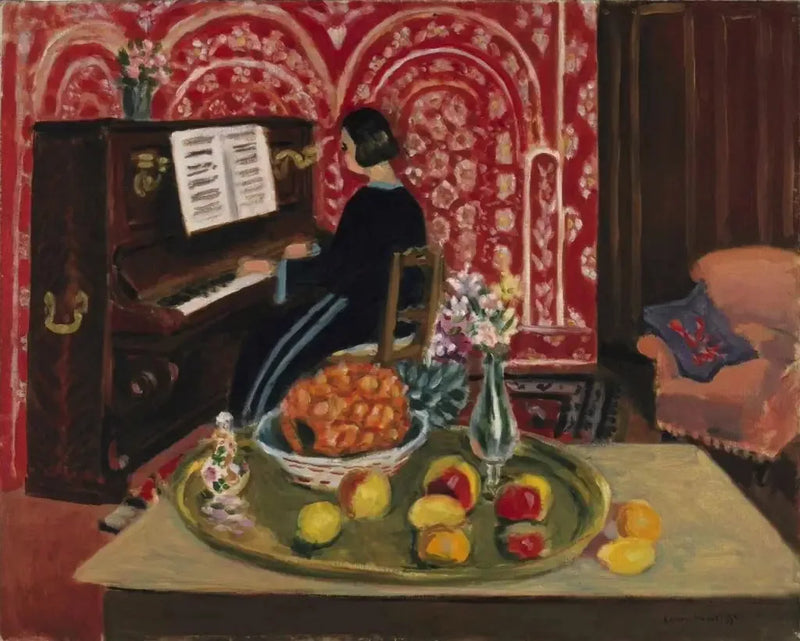 Pianista przy martwej naturze - Henri Matisse