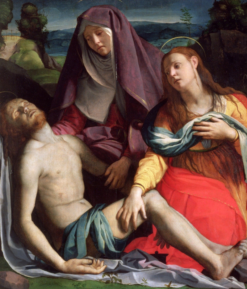 Pietà z Świętą Marią Magdaleną - Bronzino