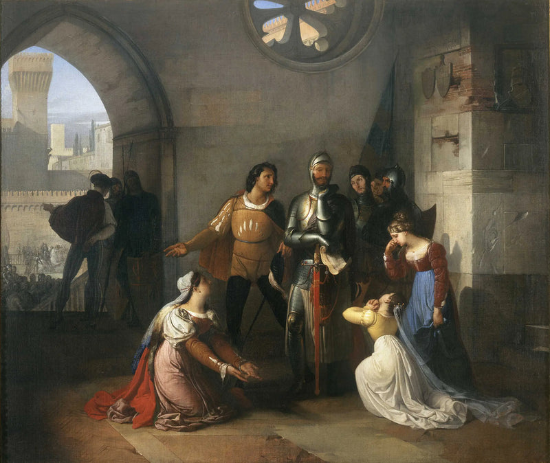 Pietro Rossi więzień Scaligerich - Francesco Hayez