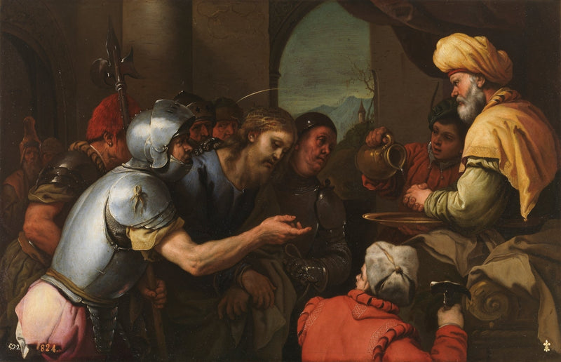 Pilato myjący ręce - Luca Giordano