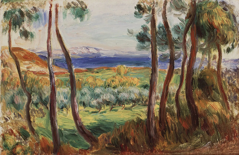 Szpilki w okolicach Cagnes - Pierre-Auguste Renoir
