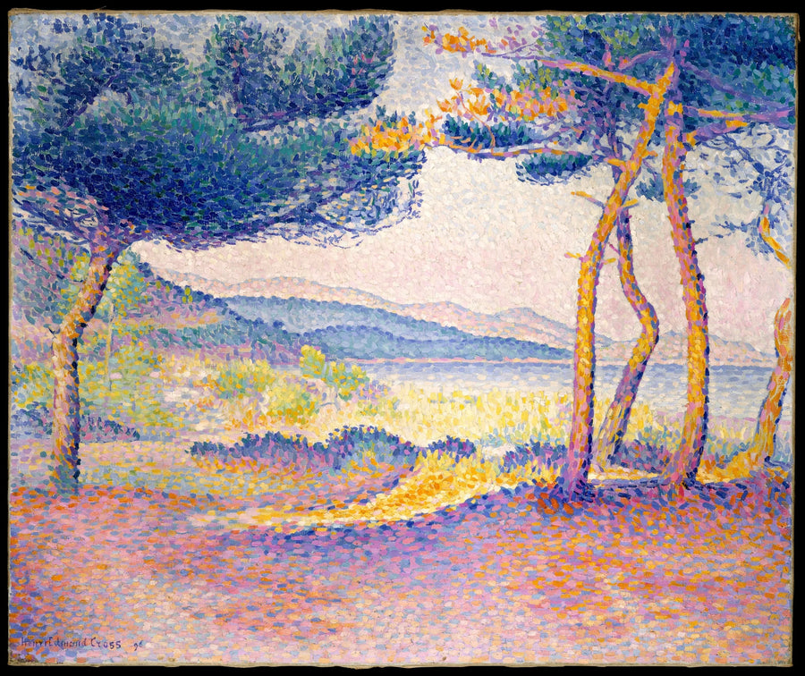 Igły wzdłuż wybrzeża - Henri-Edmond Cross