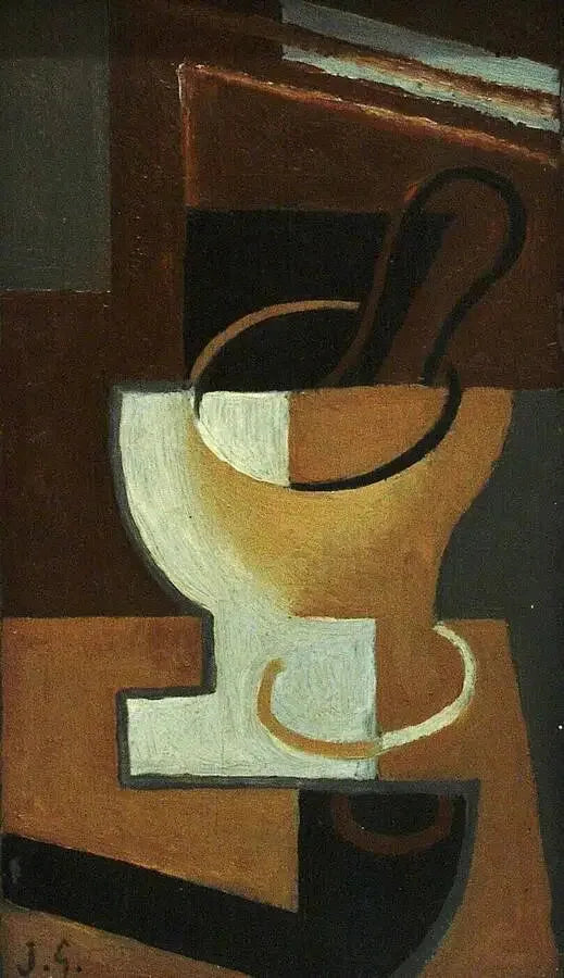 Rura, bole i łyżka - Juan Gris