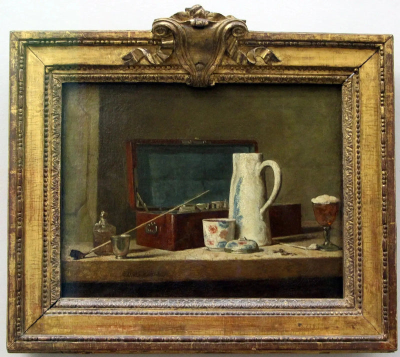Rury i dzbanek do picia - Jean Simeón Chardin