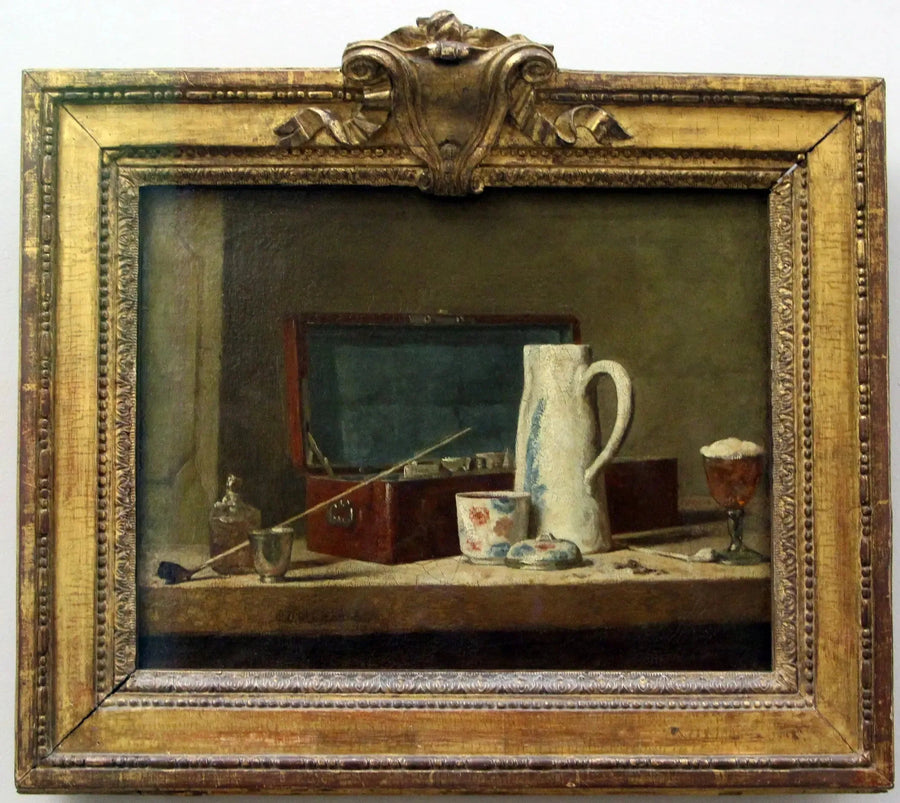 Rury i dzbanek do picia - Jean Simeón Chardin