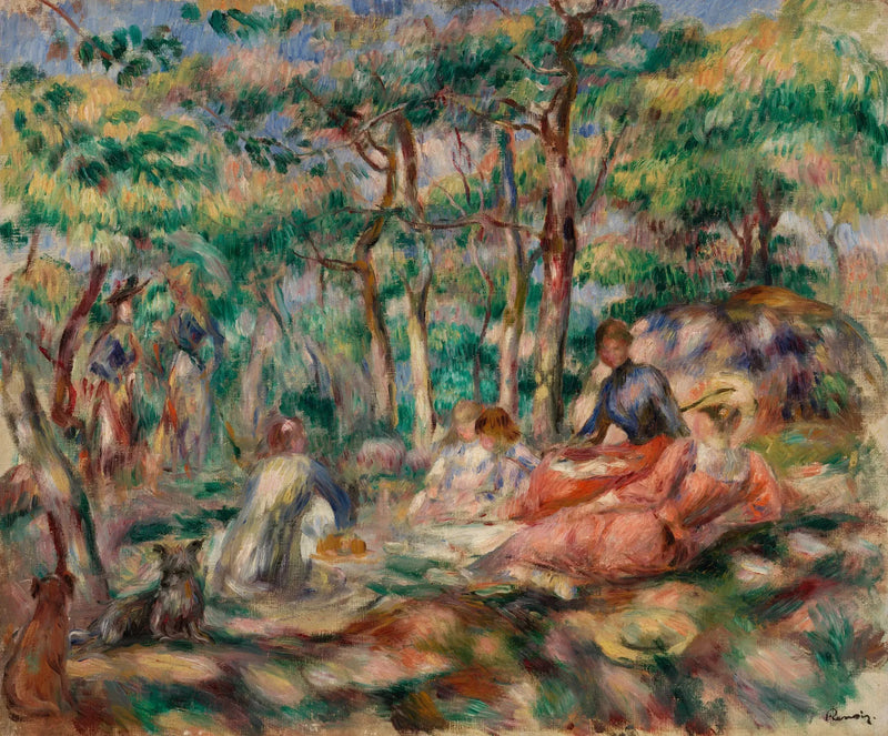 Piknik (Obiad na trawie) - Pierre-Auguste Renoir