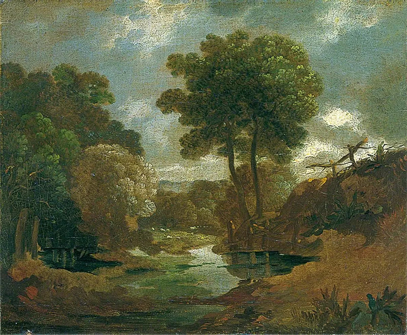 Basen w lesie - Thomas Gainsborough