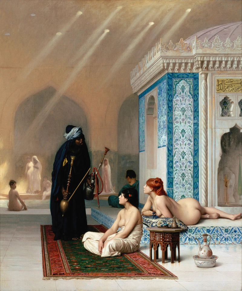 Basen w haremie - Jean-Léon Gérôme