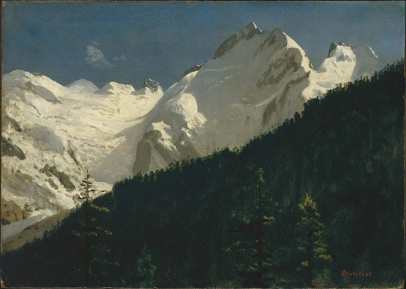 Piz Bernina, Szwajcaria - Albert Bierstadt
