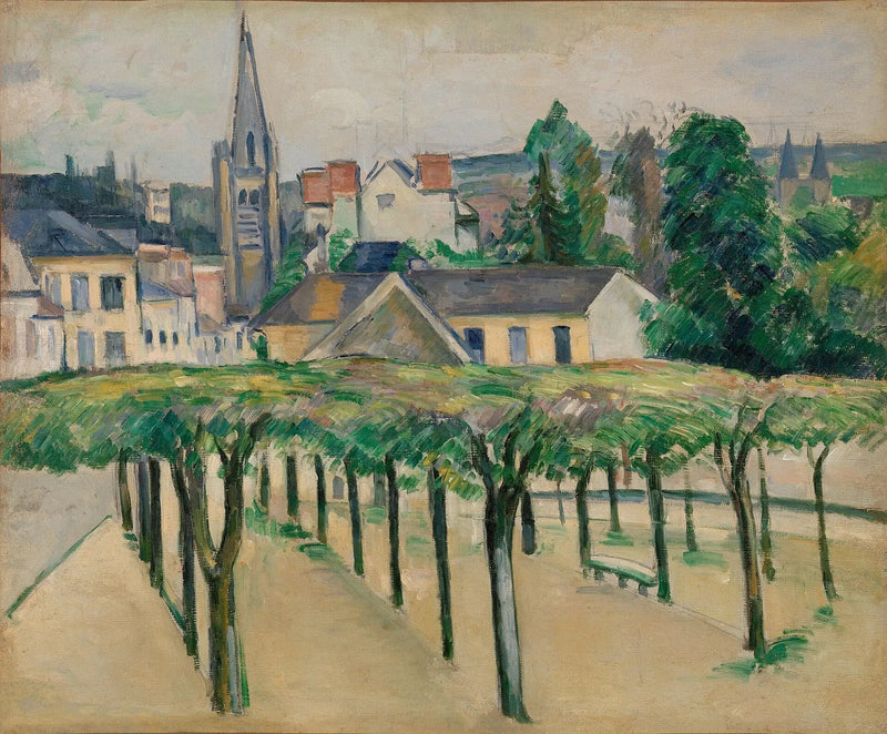 Plac wiejski - Paul Cézanne
