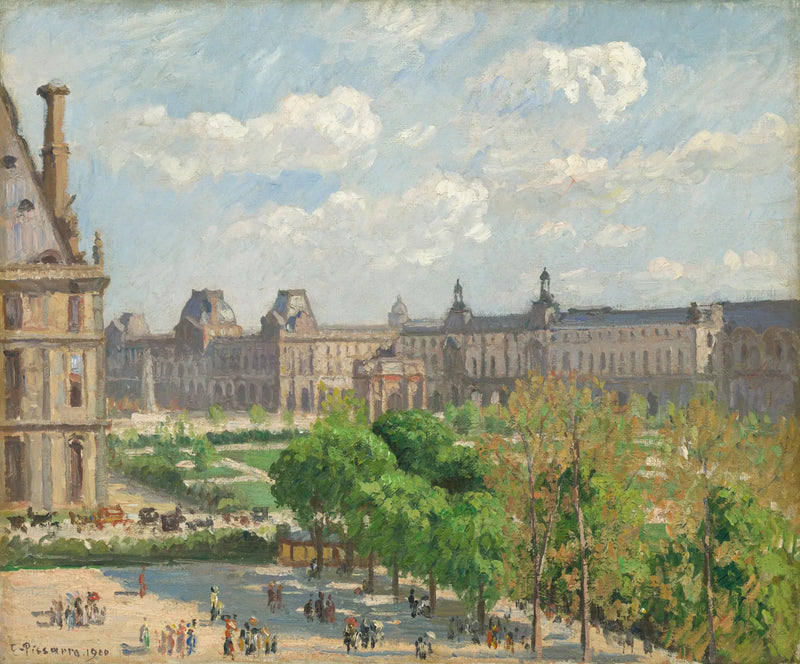 Plac du Carrousel, Paryż - Camille Pissarro