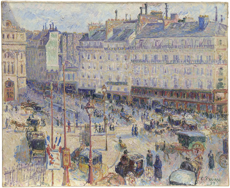 Plac du Havre, Paryż - Camille Pissarro