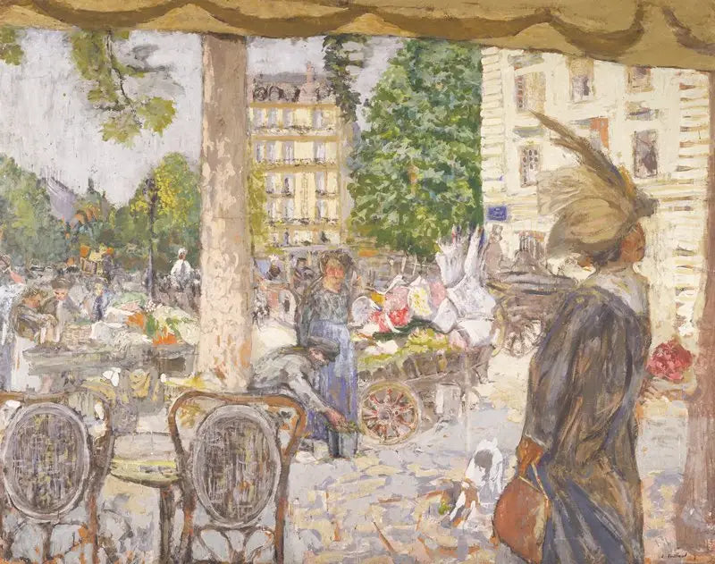 Plac Świętego Augustyna - Édouard Vuillard